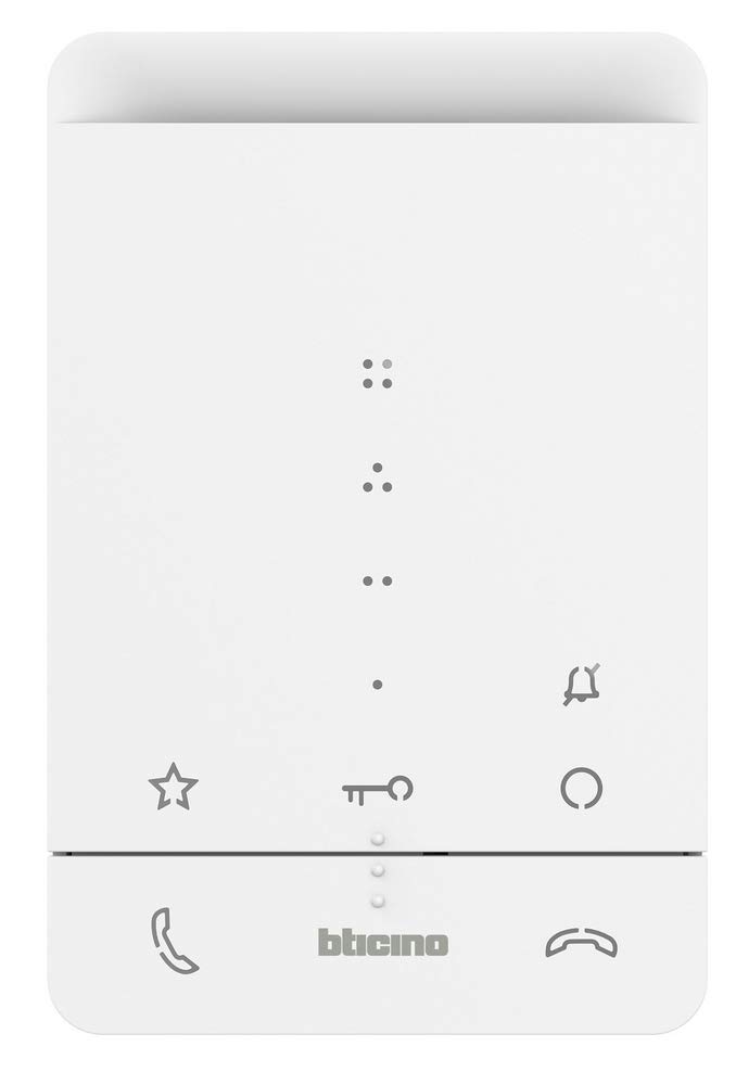 BTICINO, Set di citofono audio, 2 fili per la casa di famiglia 1 con stazione audio SFERA Allmetal + codice numerico/codelock, classe 100 A16E audio, alimentatore di rete, 364235