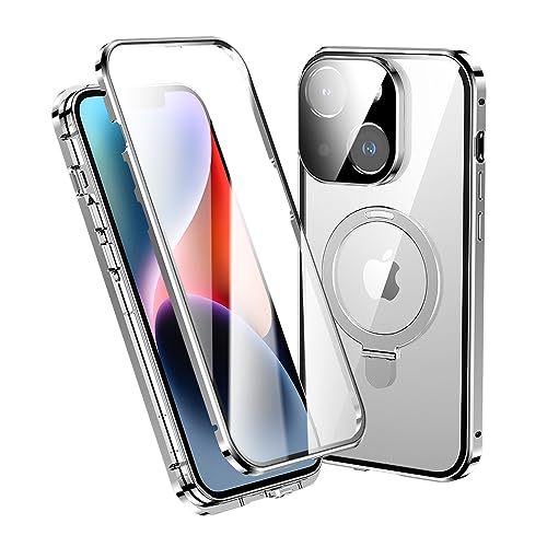 MagSafeΉ iPhone 15 Plus P[X SʃJo[ Ot X^h@\ ̌^Yی }Olbg ACtH15 plus Jo[ ʃP[X A~op[ KX  NA,