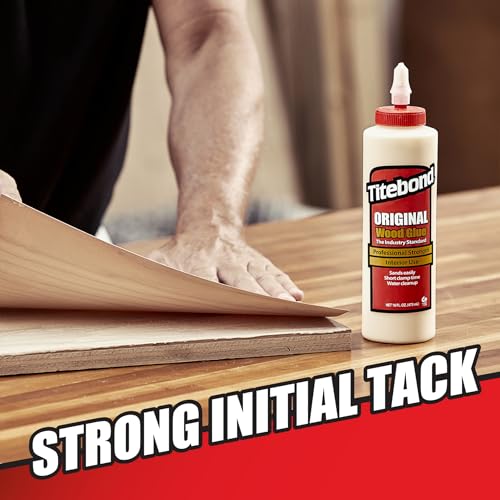 Image of Titebond Original Wood Glue ProJug 2.15 Gal. - Professional-Grade Adhesive for Woodworking, Hardboard, Particleboard, Leather & Cloth, Great Sandability, Easy Water Cleanup - 50609