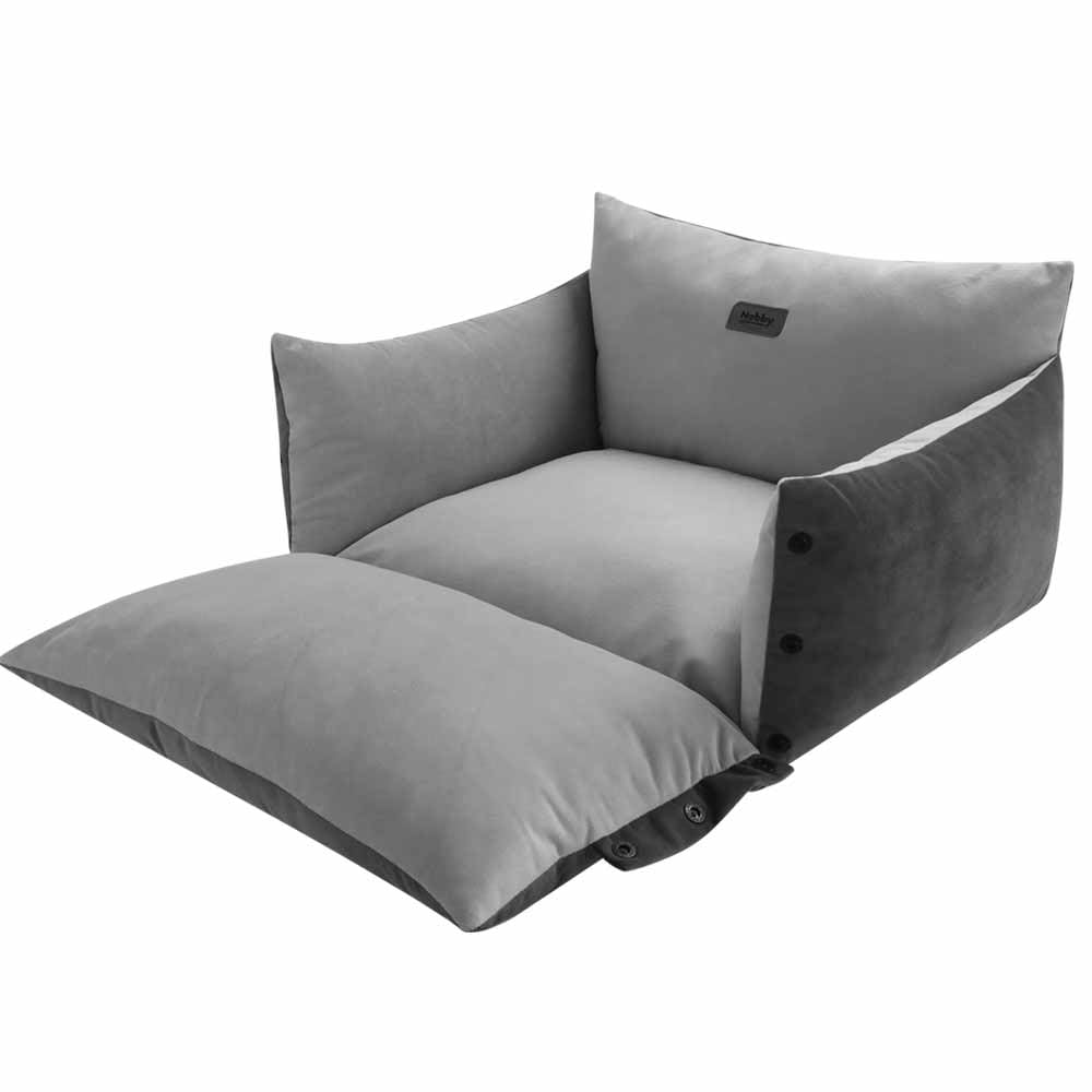 Nobby Comfort Bed 2 in 1 Alin Grey 50 x 42 x 18 + 7