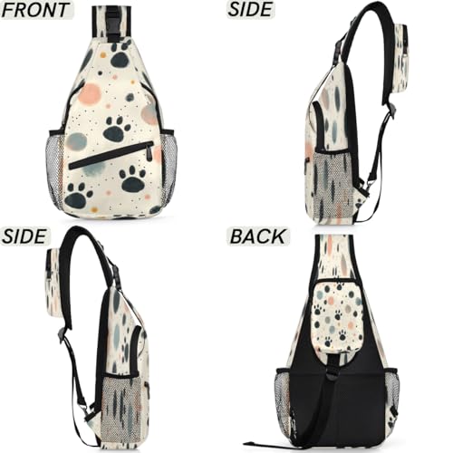 Mochila sling unisex para viaje y senderismo miniatura 6