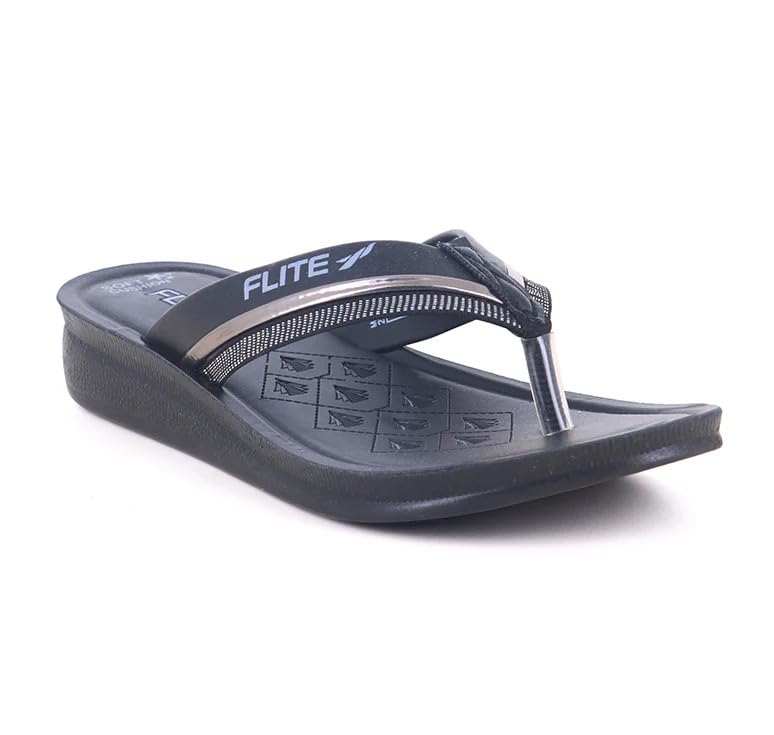 Image of FLITE PUL-204 Women's PU Slippers | Outdoor Comfortable Flip-Flops for Women & Girls | Anti-Slip Durable Thong Sandals for Ladiers