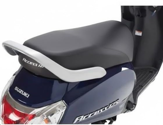 Image of Premium Water Resistant Seat Cover for Suzuki Access 125 Durable Black Stretchable Scooty Seat Protection Cover Design (Black - 4)