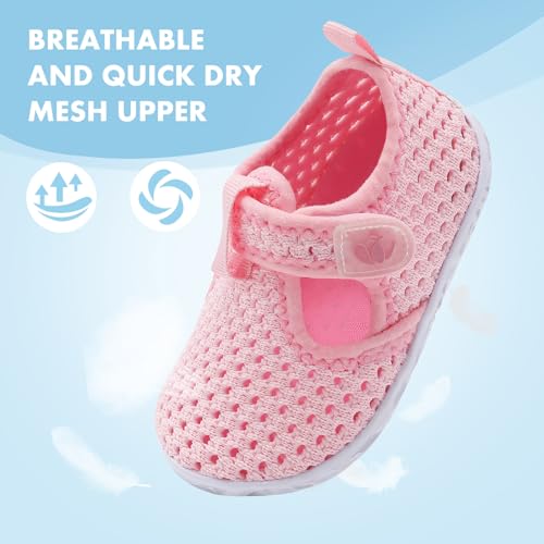 Image of FEETCITY Baby Boys Girls Water Sport Shoes Barefoot Kids Aqua Socks Quick-Dry Beach Swim Pool Shoes
