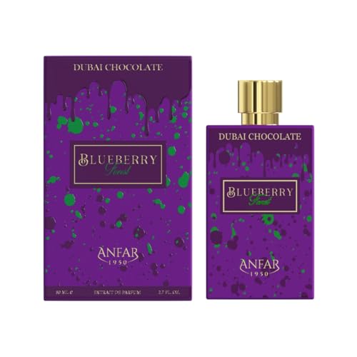 AROMA CONCEPTS Blueberry Forest Anfar Dubai Chocolate Series EDP Perfume 2.7 Fl Oz Fragrance for Unisex
