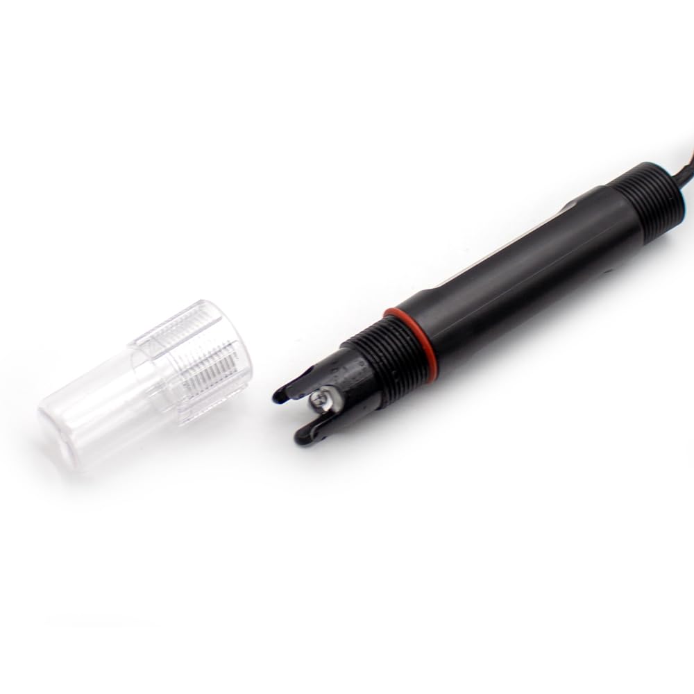 Sensor de PH, Probador de Turbidez de Calidad Del Agua Industrial, Sonda de Electrodo Transmisor EC Medidor de PH Detección Ambiental (4-20mA)