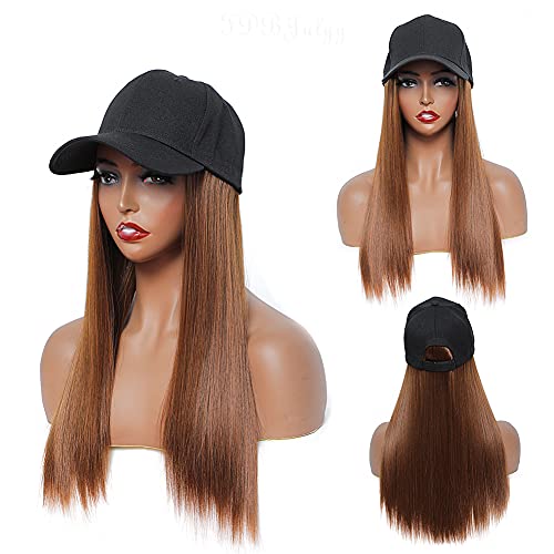 Hat Wig Baseball Cap Hat with Hair Attached Straight Short Bob Wigs Cap for Women FDBJulyy Hair Wig Light Brown Color Hat Wig Baseball Cap Hat with Hair Attached Straight Short Bob Wigs Cap for Women FDBJulyy Hair Wig Light Brown Color