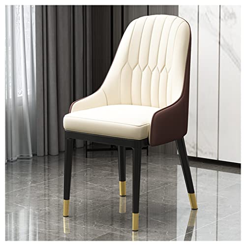 JIAX Silla De Tocador con Respaldo, Silla De Comedor De Cocina, Sala De Estar Moderna, Comedor, Sillón, Club, Ocio, Salón De Invitados, Dormitorio, Silla Tapizada con Patas De Metal Dorado Cover