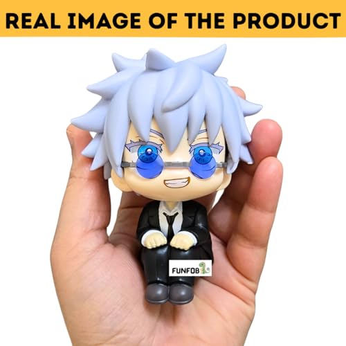 Image of FUNFOB Action Figure Height -10cm Collectible Anime Figures PVC Multicolour | Gojo Tie