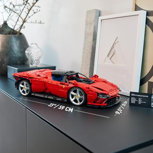 Technic Ferrari Daytona SP3, Set Modello di Auto da Costruire, Supercar Rossa in Scala 1:8, Kit Modellismo per Adulti da Collezione, Idea Regalo Uomo o Donna, Serie Ultimate Cars Concept 42143 - Lego - Immagine 10