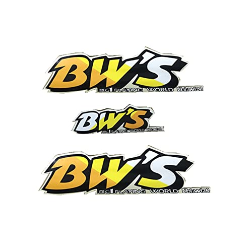 Autocollants moto BW'S pour rénover un carénage abîmé de scooter Yamaha BWS50