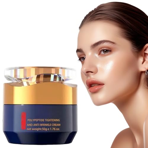 Qinling Creme, Qinling Creme gegen Falten, Japanese Firming Anti-Aging Cream, Straffungs- und Anti-Falten Gesichtscreme mit Polypeptiden, Reduziert feine Linien (1)