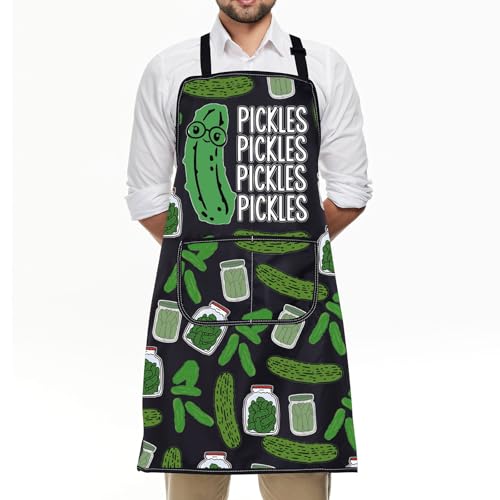 Tablier Pickles BNQL pour chef cuisinier adepte de cornichons