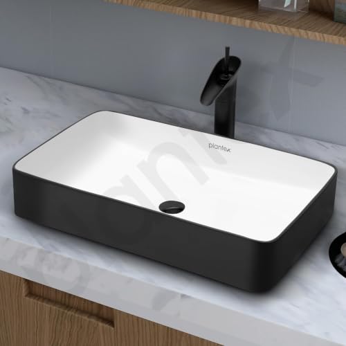 Image of Plantex Ceramic Wash Basin for Bathroom /Tabletop Washbasin
