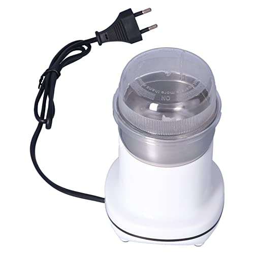 Coffee Bean Mill, EU Plug 220V Small 360 Degree Coffee Grinder Transparent Cover for Restaurant for Home