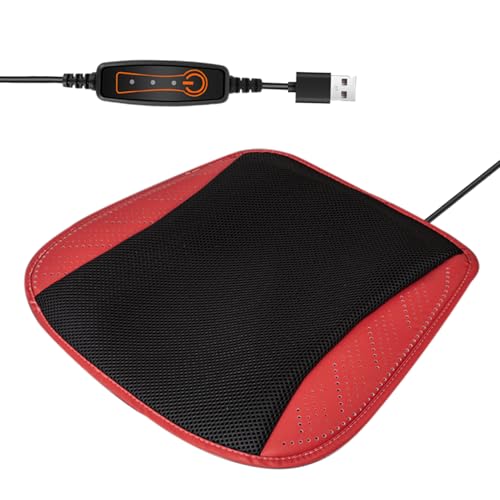 Coussin de siège d'auto de refroidissement USB à trois vitesses d'air