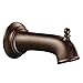 Moen 3857ORB Replacement 7.25-Inch Tub Diverter Spout 1/2-Inch Slip Fit Connection, Oil Rubbed Bronze, 0.5