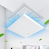 Deflector de aire acondicionado central cuadrado, deflectores de aire para rejillas de ventilación de techo, ayuda a enfriar la circulación del aire de calefacción, anticondensación