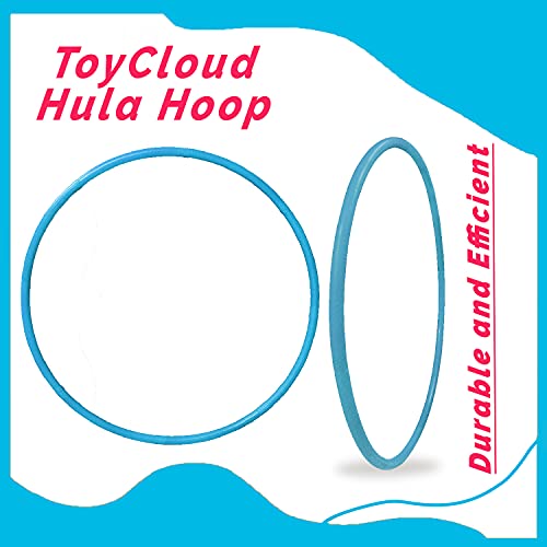Image of Toy Cloud Octa Hula Hoop - Versatile 4-Size Adjustable Exercise Ring Set for Women, Adults & Kids Interlocking Hoola Hoops 18-29 inch Hulla Hups for Girls