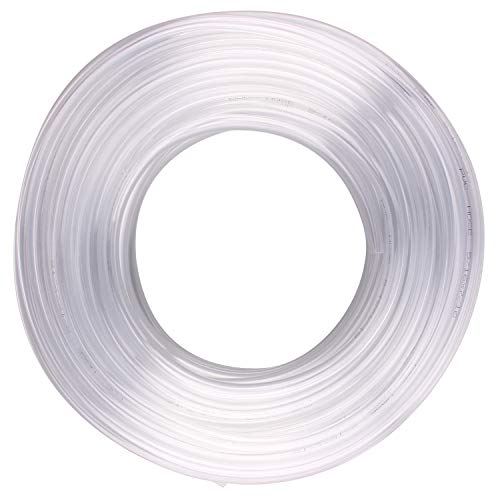 DERNORD PVC Tubing 5/16"ID X 7/16"OD Flexible Clear Vinyl Hose 100 Feet for Food Grade