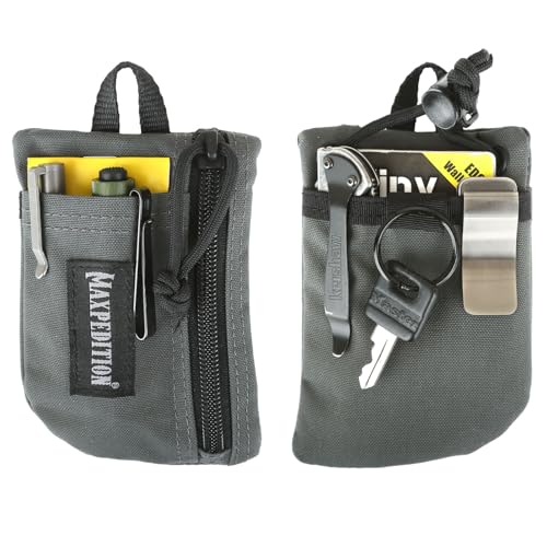 Image of MAXPEDITION Platy Pocket Organizer, Durable EDC Tool Pouch for Men, Neck Wallet with Paracord Lanyard, Holds Flashlight, Multitool, Pen, Notebook