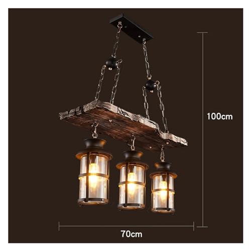 Chandelier industriel vintage E27 LED Pladier pour éclairage loft - 7