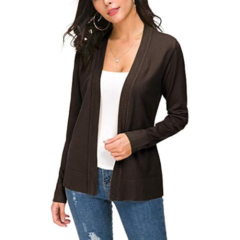 EXCHIC Cardigan Tricoté Léger à Manches Longues Cover