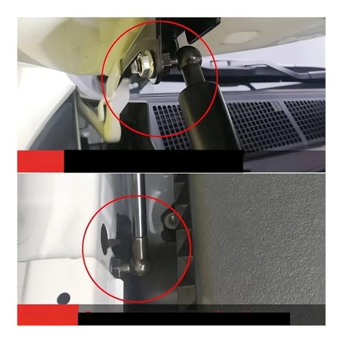 Vérins à gaz capot Hilux Revo protection et levage assisté stable - 7