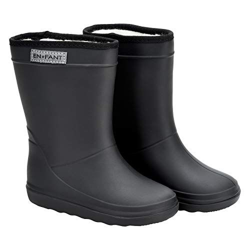 EN FANT - PREMIUM Wool Lined Insulated Waterproof Winter Snow - Rain-Mud Boots - Sustainable and Recyclable NOTE: The boots run small. Please order 1+ size larger - Main Image
