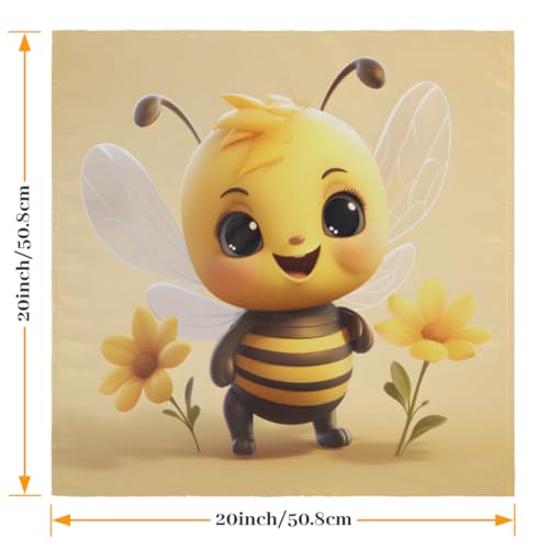 Set de Servilletas de Tela de Abeja Multicolor 20x20 Inch miniatura 2
