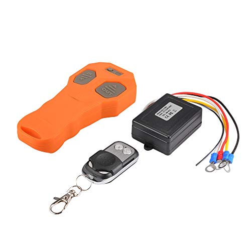 NO BRAND DC12V Coche del Torno de Control Remoto inalámbrico + Mando a Distancia Receptor Controller + for el Coche Auto Truck Jeep ATV Winch MA1613 Auto Parts Accesorios de Motos