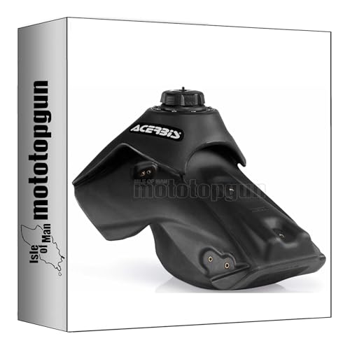 Tanque Acerbis negro compatible con Kawasaki KXF 450 de años 2012 2013 2014 2015