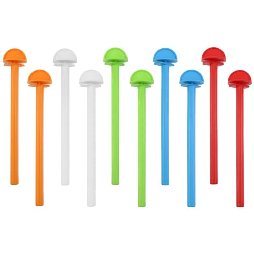 Image of 10 PCS Plastic Stand Perches Holders Bird Cage Perches Holders for Bird Habitat of Canary Parrots