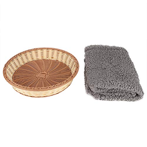 Cama interior para animais de estimação tecido à mão, confortável ninho de gato, para loja de animai