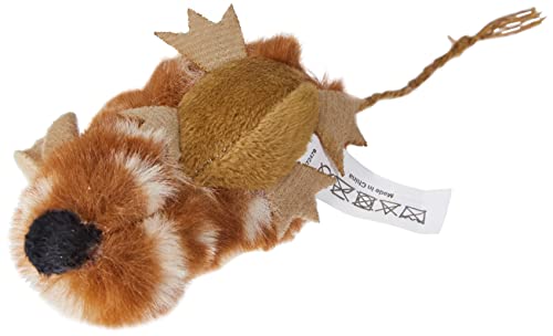 Plüschspielzeug Trixie 4011905457857 – Interaktive Maus mit Sound, 8 cm