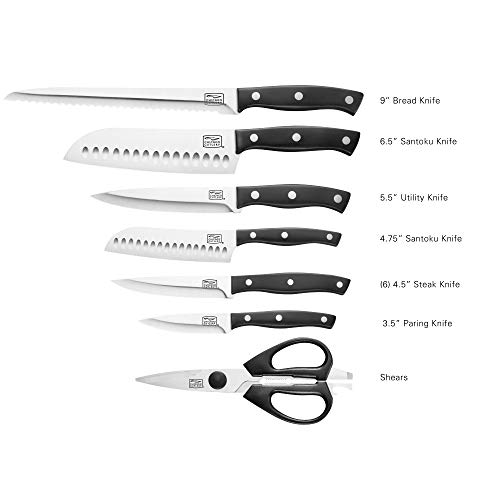 Chicago Cutlery Ellsworth (13PC) Kitchen Knife Block Set With Wooden