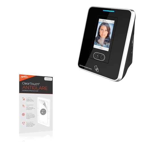 BoxWave Screen Protector Compatible with Crown Security Products TAS-FACEPRO (3.2 in) - ClearTouch Anti-Glare (2-Pack), Anti-Fingerprint Matte Film Skin