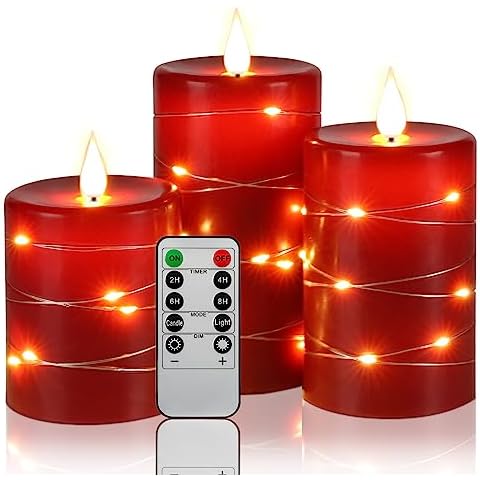 Bougies LED Da by, lot de 3 Cover
