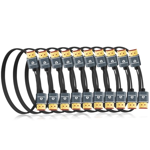 Thsucords ^ 8K 4K HDMIP[u 1M 10{N Xŏ_ \tg  HDMI 2.1 [h 4K@120Hz 8K@60Hz 48Gbps Roku TV/HDTV/PS5/Blu-rayɑΉ