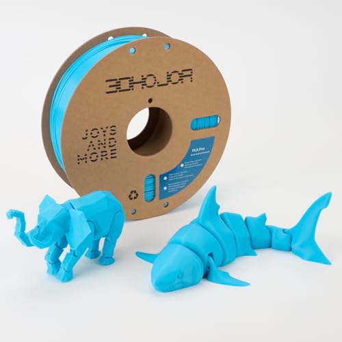 Image of 3DHoJor PLA Pro (PLA+) Filament 1.75mm, 3D Printer Filament, Cardboard Spool, Dimensional Accuracy + /- 0.03 mm-Light Blue, 1kg
