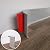 COUKIU Flexible Baseboard Molding Trim, 4 Inch x 20 Feet Self-Adhesive Vinyl Wall Base Cove Base, Peel and Stick Rubber Wall Base Moulding Trim(S100, Gray)