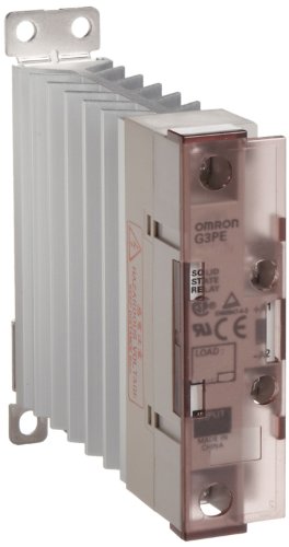 Omron G3PE-525B DC12-24 Solid State Relay for Heaters, Zero Cross Function, Yellow Indicator, Phototriac Coupler Isolation, Single-Phase, 25 A Rated Load Current, 200 to 480 VAC Rated Load Voltage, 12 to 24 VDC Input Voltage