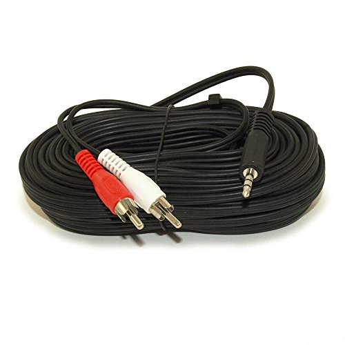 Cable de audio 3.5mm a 2 RCA de 15.24 m