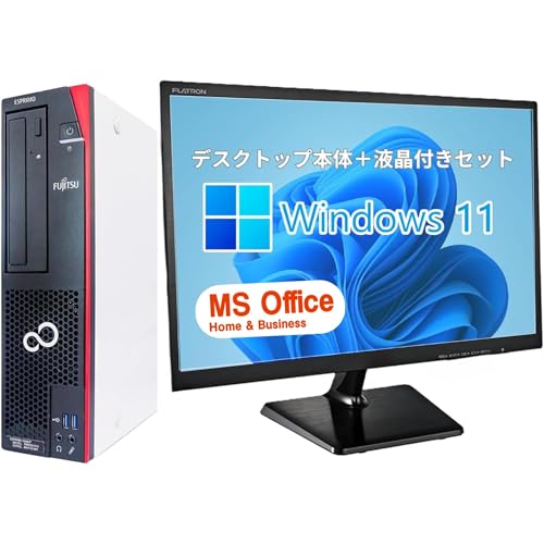 Amazon.co.jp: 【整備済み品】富士通デスクトップPCD587/22型液晶