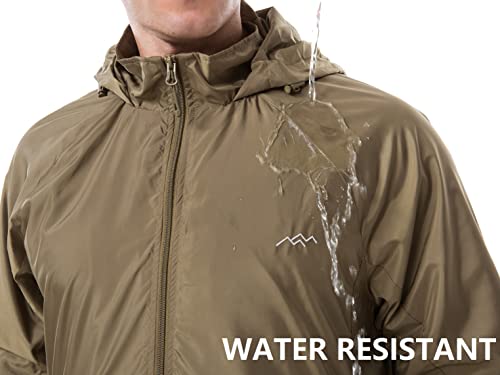 Image of Mens Windbreaker Jackets Lightweight Packable Jacket,Windproof and Dustproof