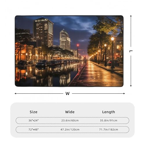 Tapis de chambre doux Portland 183x122 cm idéal pour créer un coin lecture cosy en dortoir