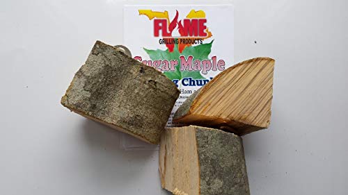 Bulk Maine Sugar Maple Grilling Chunks - 12x8x8 Box, Approx 15lbs