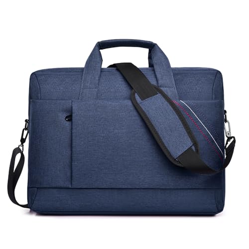 Bolso de hombro para laptop 15 pulgadas azul miniatura 1