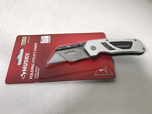 Husky Compact Folding Lock-Back Utility Knife #TOP2
