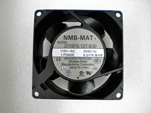 NMB TECHNOLOGIES 3115FS-12T-B30-A00 AXIAL FAN, 80MM, 115VAC, 100mA